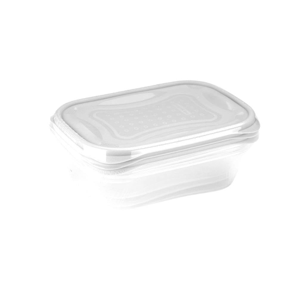 Conjunto de 3 caixas plásticas brancas da hôma, fotografia 1