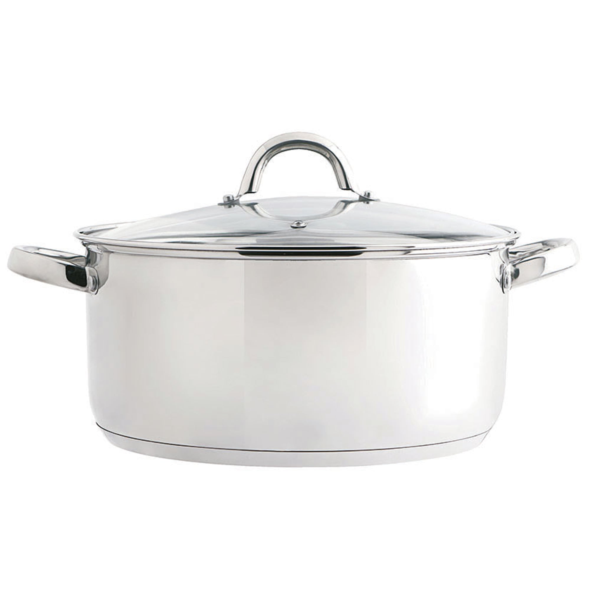 Caçarola em inox com tampa vidro 30cm da hôma, fotografia 1