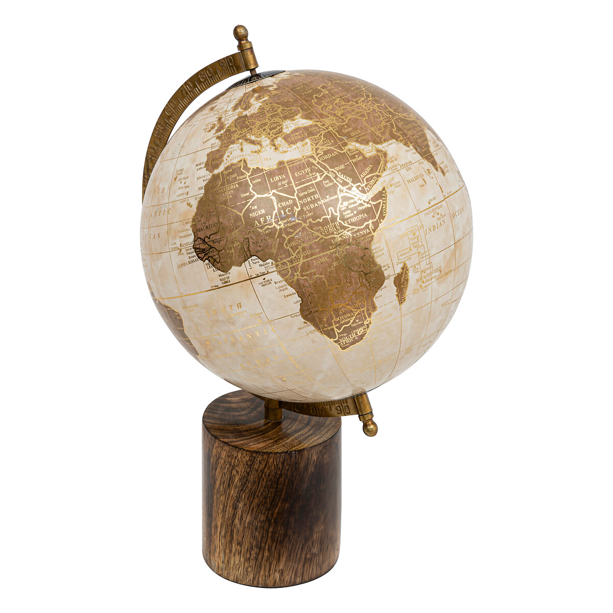 Globo decorativo PAN em madeira mango 35cm da hôma, fotografia 1