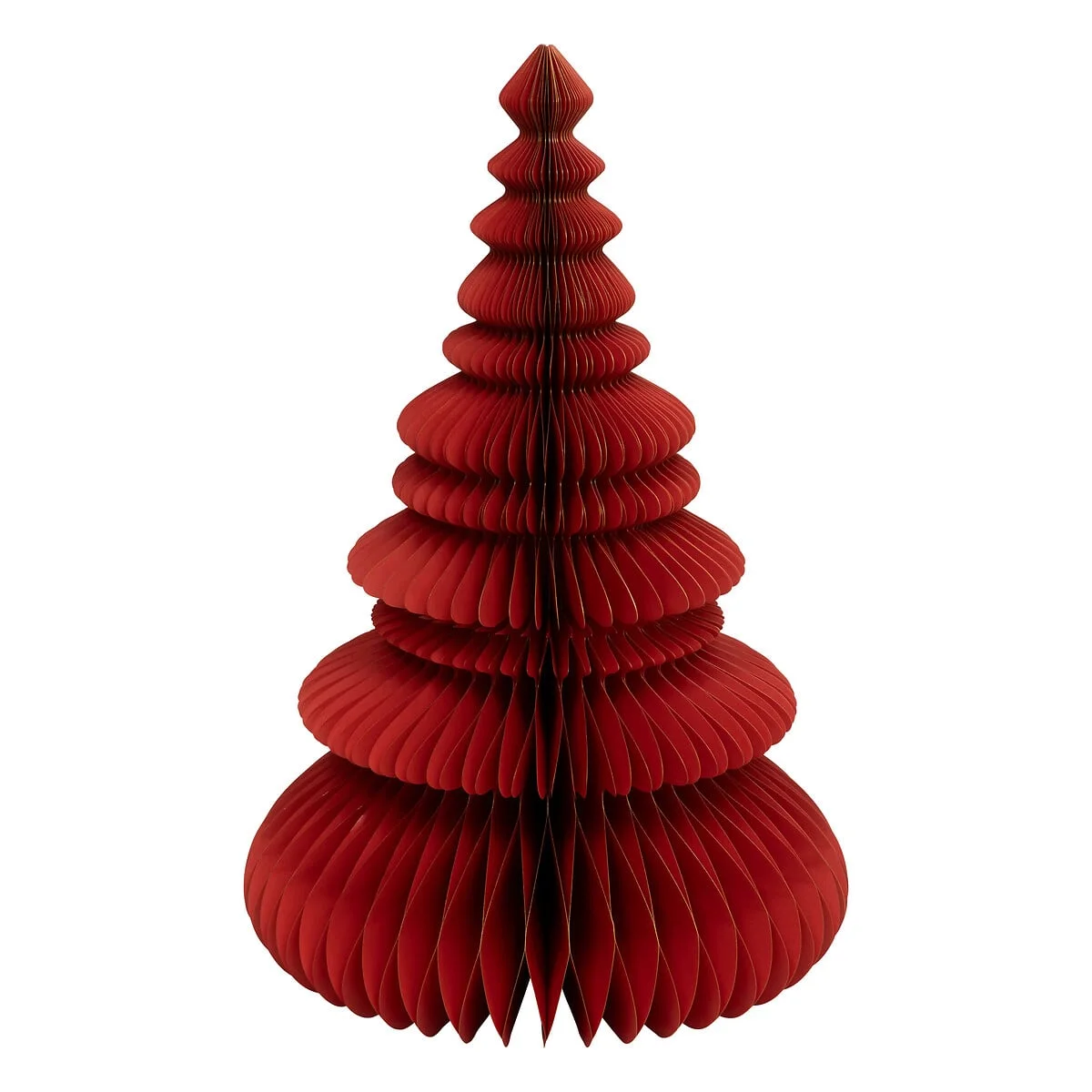 Árvore de natal origami vermelho 90cm da hôma, fotografia 1