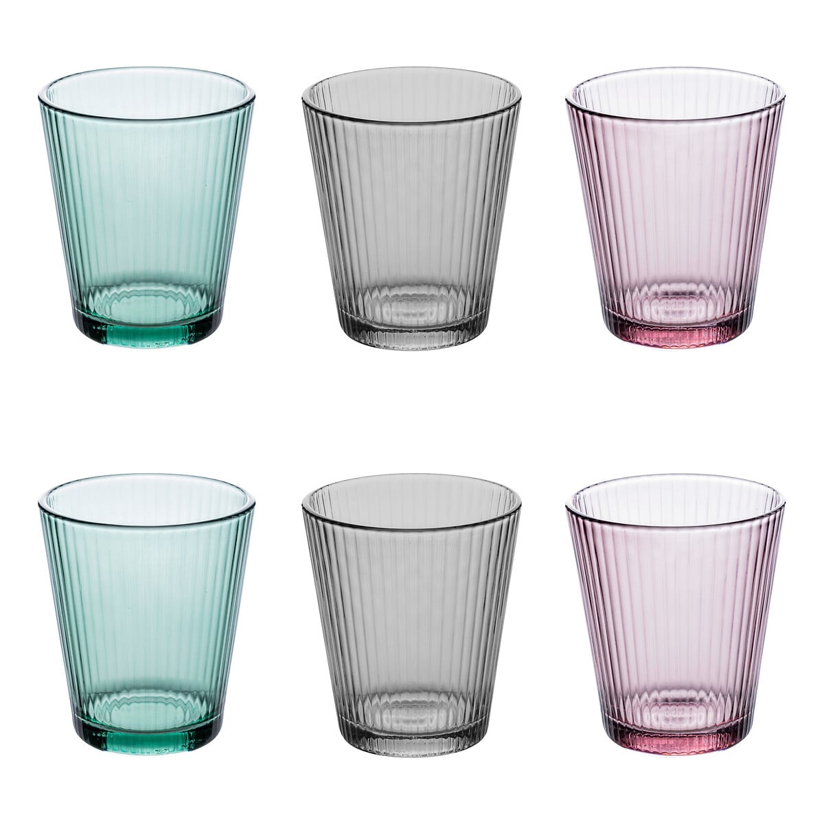 Conjunto de 6 copos MAL'EAU 24cl multicolor da hôma, fotografia 1