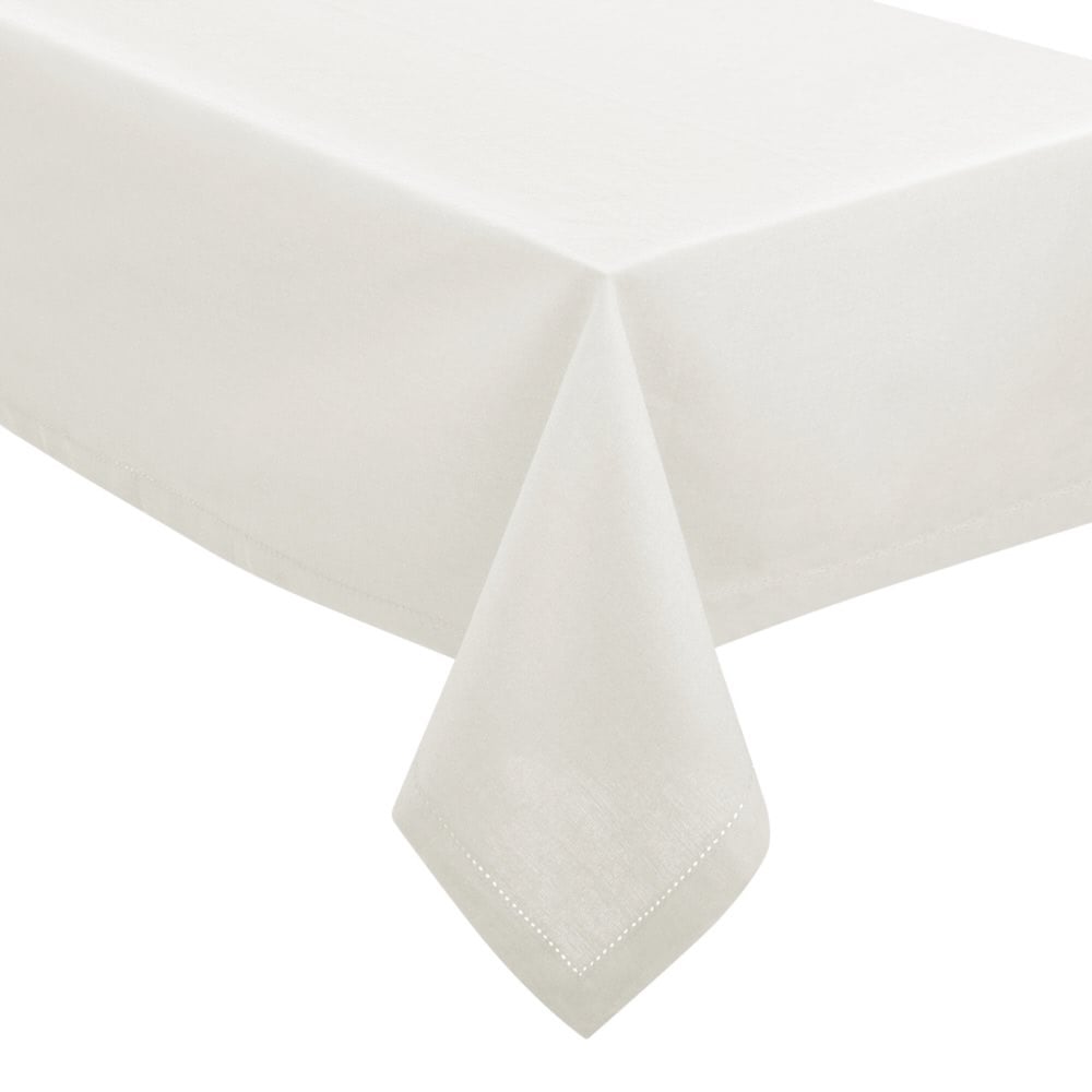 Toalha de mesa CHAMBRAY branca em algodão 140x240cm da hôma, fotografia 1