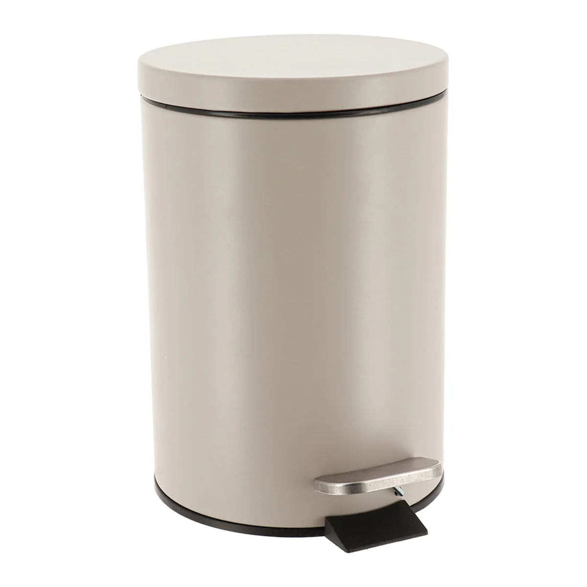 Balde wc bege em aço inox 3l by hôma, photo 1