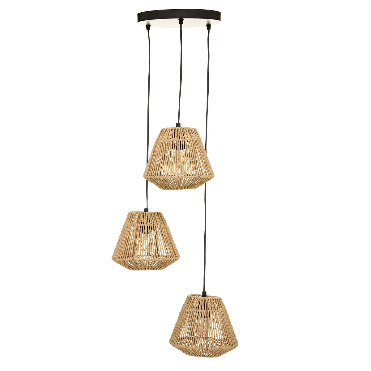 Candeeiro de teto com 3 cordas JILY 20cm by hôma, photo 1