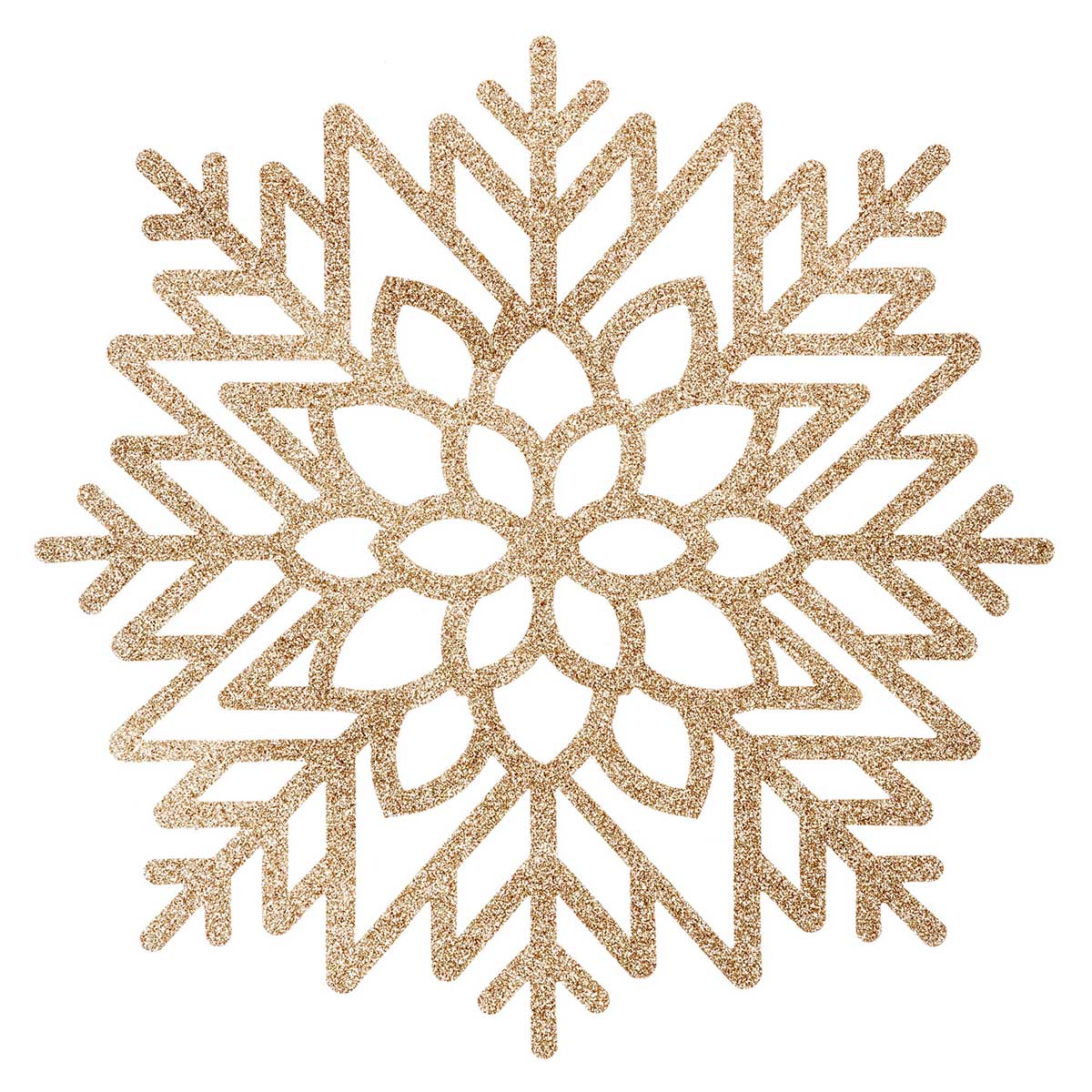 Individual de mesa FLOCO de neve dourado 42cm da hôma, fotografia 1