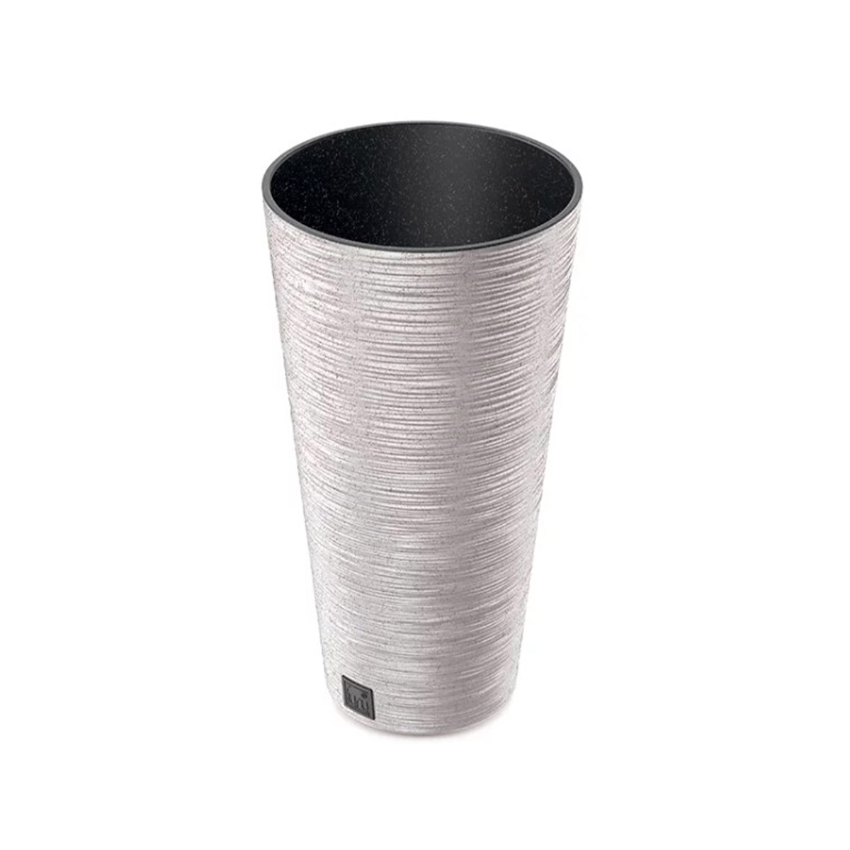 Floreira FURU eco wood branca 48cm da hôma, fotografia 1