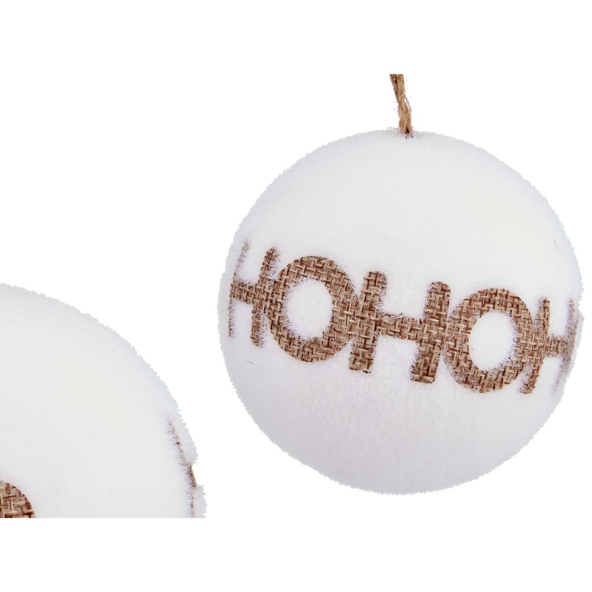Conjunto de 3 pendurantes bola branca HOHOHO by hôma, photo 1