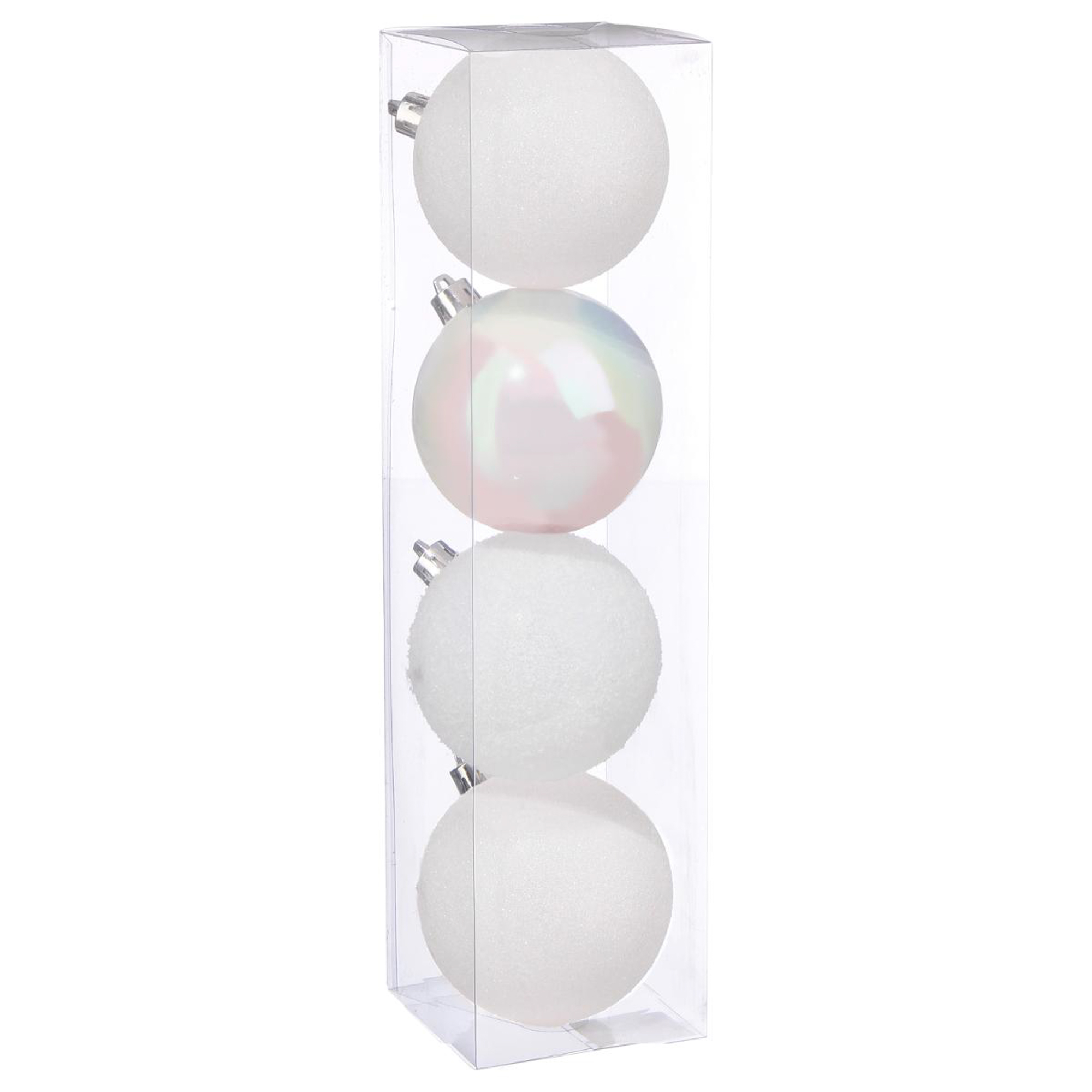 Conjunto de 4 bolas brancas da hôma, fotografia 1