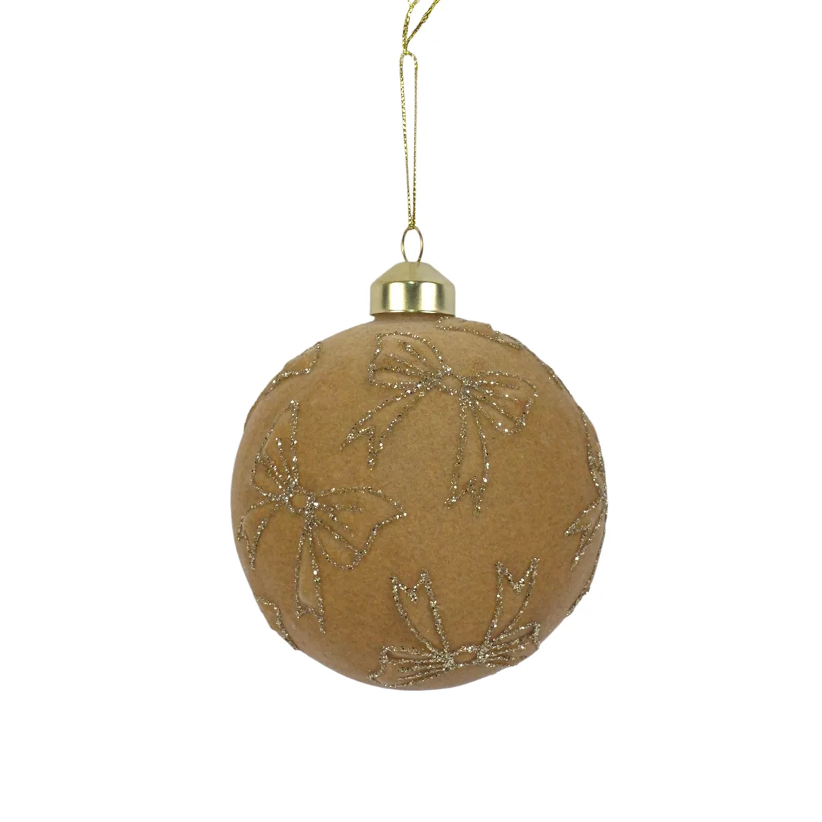 Bola de Natal em veludo 10cm da hôma, fotografia 1