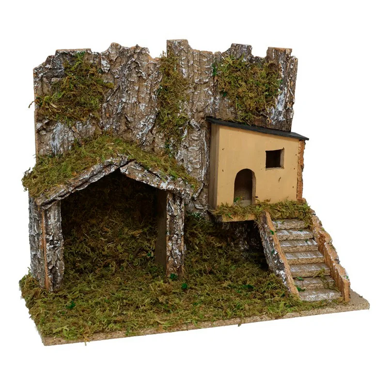 Cabana para presépio com escadas 35cm da hôma, fotografia 1