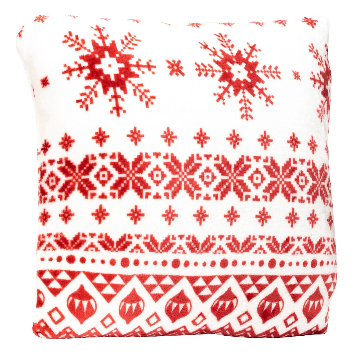 Almofada decorativa natal scandi vermelha 40x40cm by hôma, photo 1