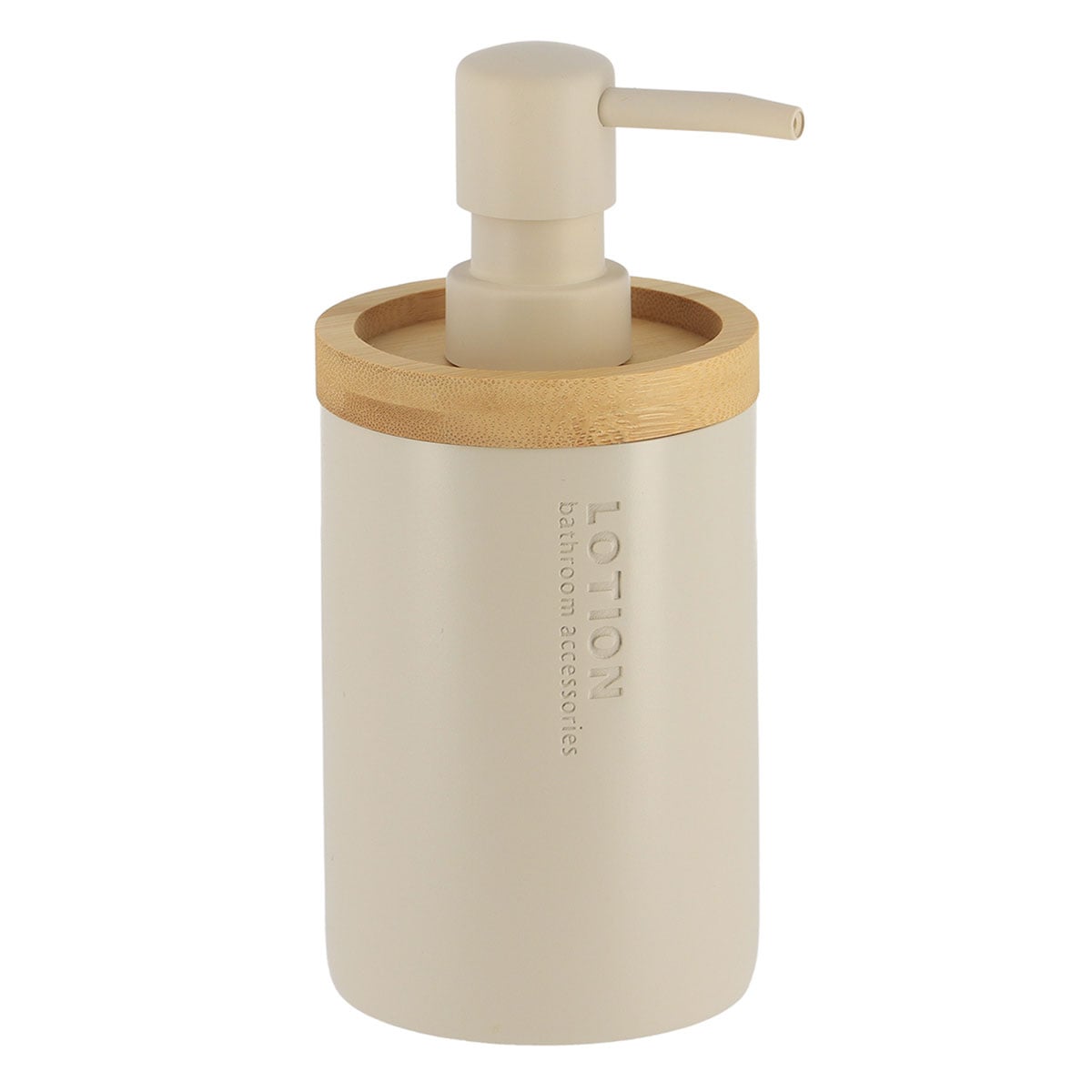 Doseador sabonete líquido bege 280ml da hôma, fotografia 1