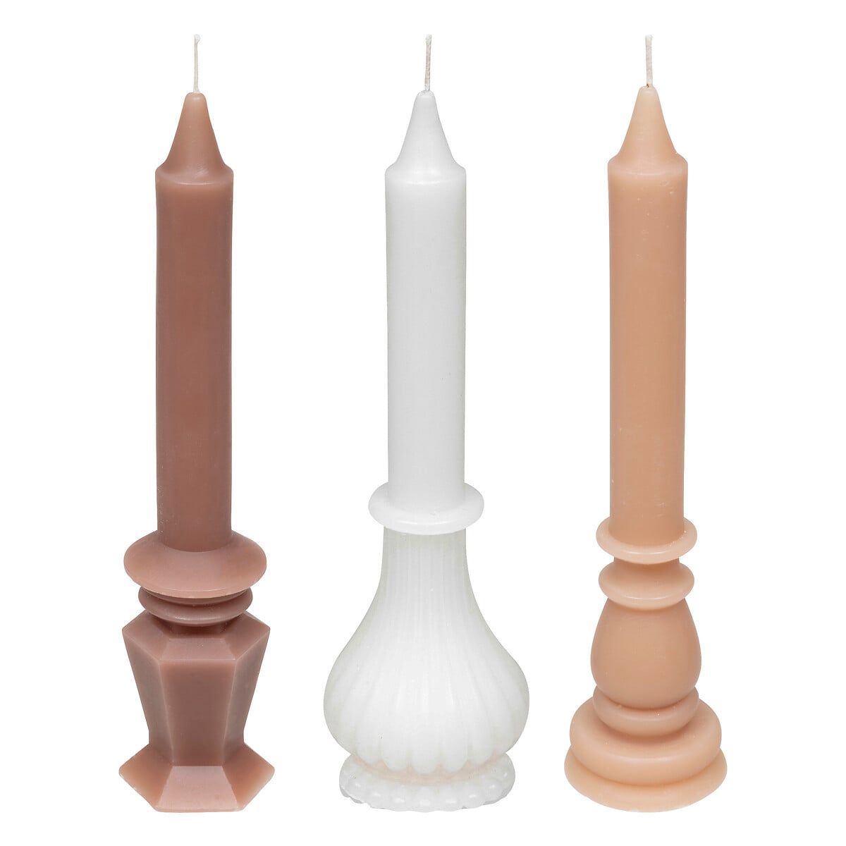 Conjunto de 3 velas decorativas LIT da hôma, fotografia 1