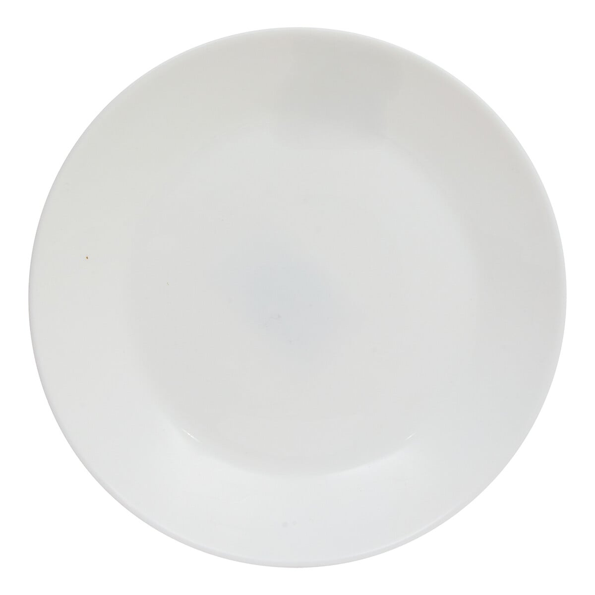 Prato de sobremesa LOUISE branco em vidro 18cm da hôma, fotografia 1