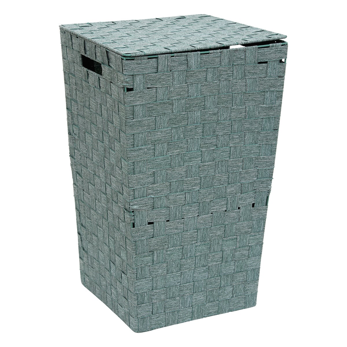Cesto para roupa wc LISE verde 50l da hôma, fotografia 1