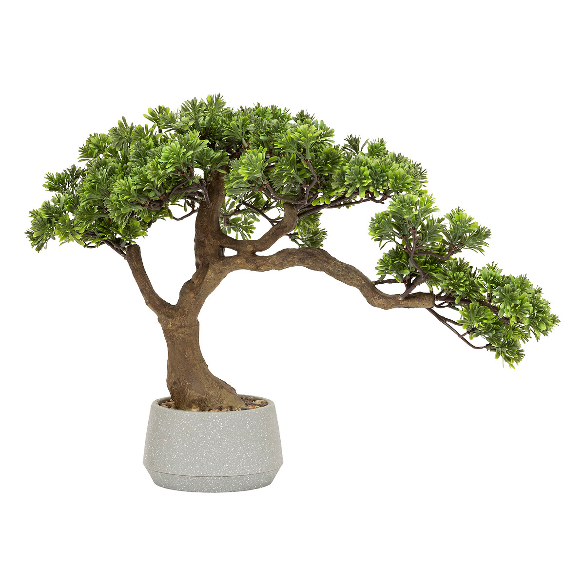 Planta bonsai artificial com vaso 45cm da hôma, fotografia 1