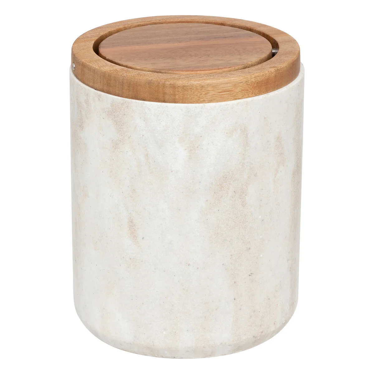 Balde wc para bancada DUO bege da hôma, fotografia 1