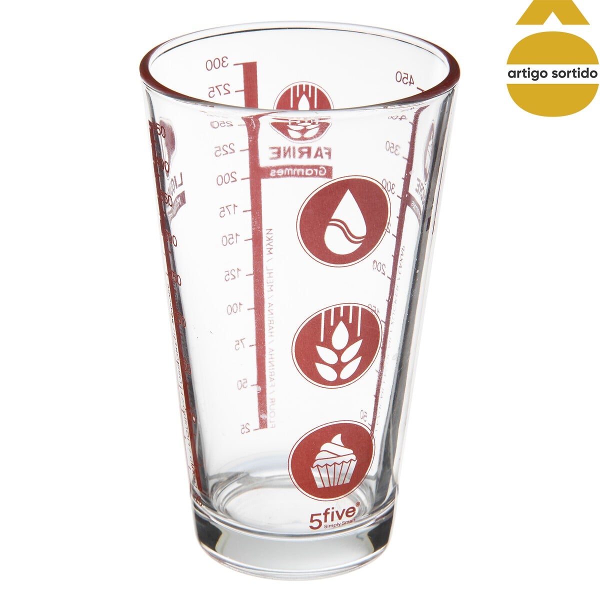 Copo medidor em vidro 50cl da hôma, fotografia 1