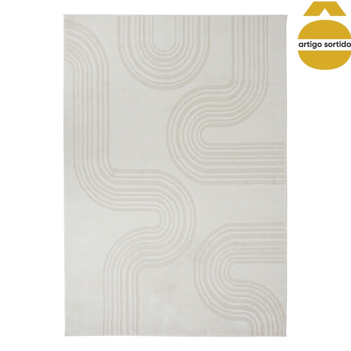 Tapete decorativo ANOAI branco 100x150cm da hôma, fotografia 1