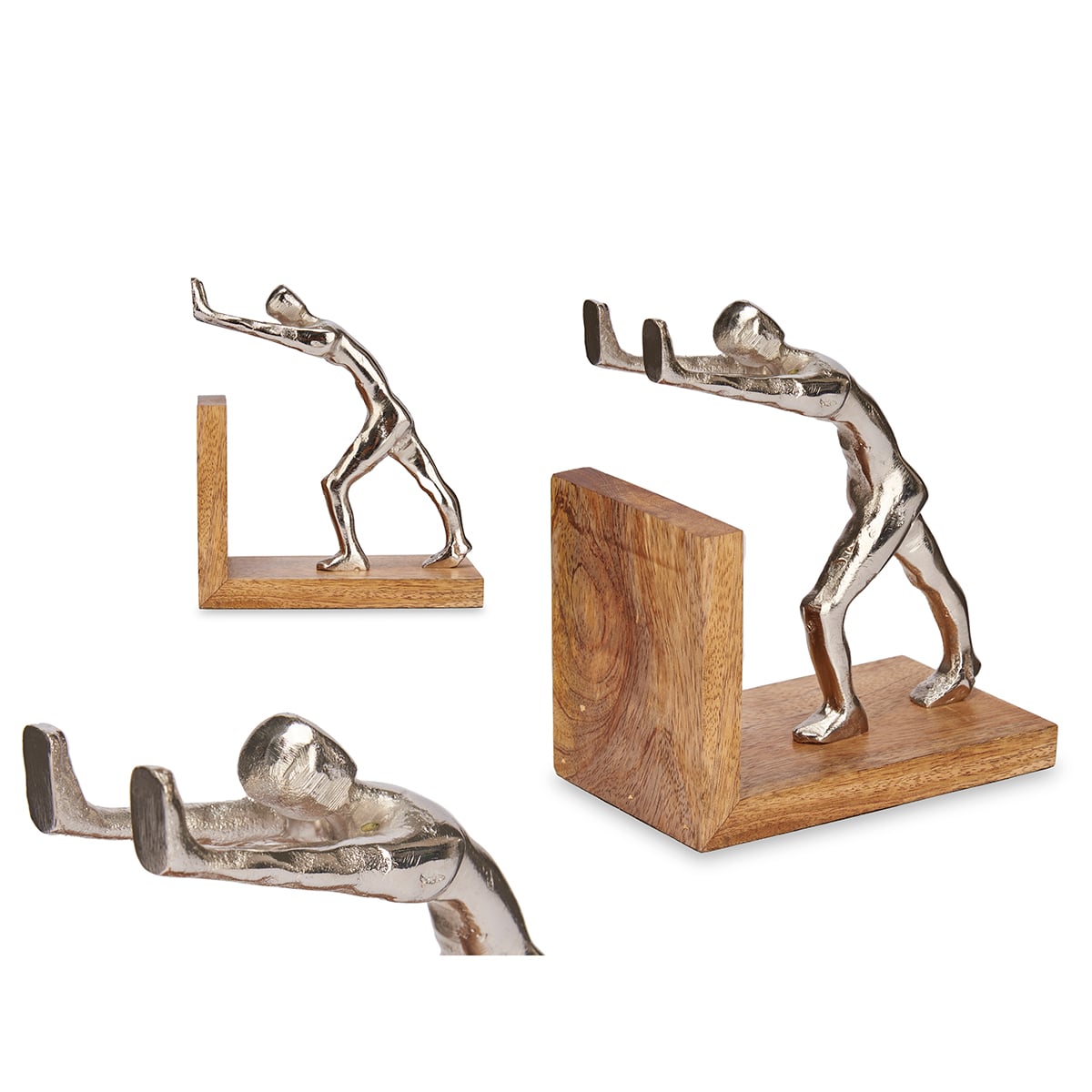 Suporte para livros prateado by hôma, photo 1