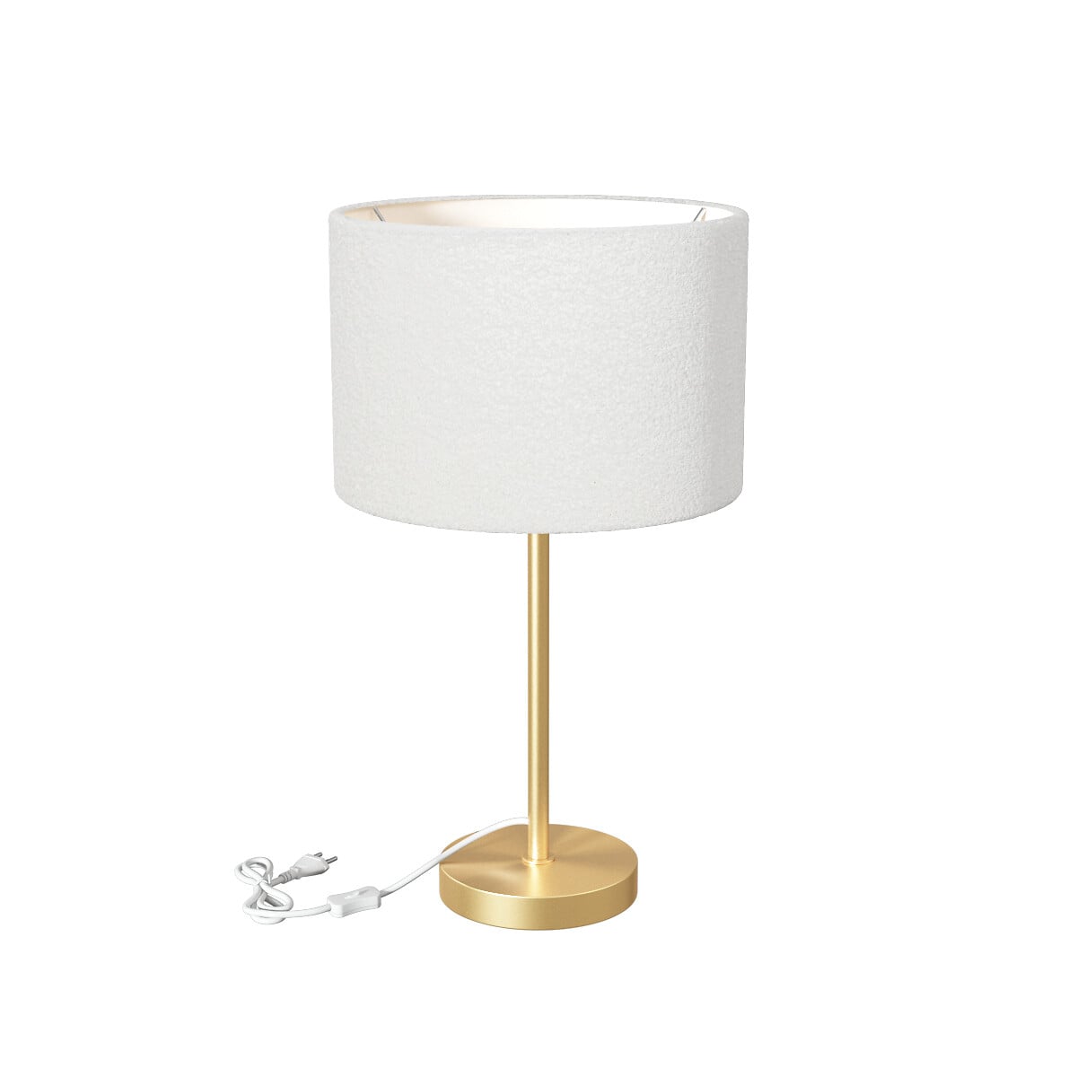 Candeeiro de mesa TINA dourado em metal da hôma, fotografia 1