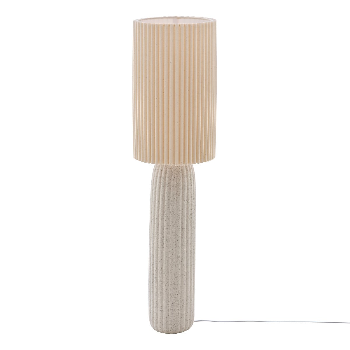 Candeeiro de pé KENAN bege 122,5cm da hôma, fotografia 1