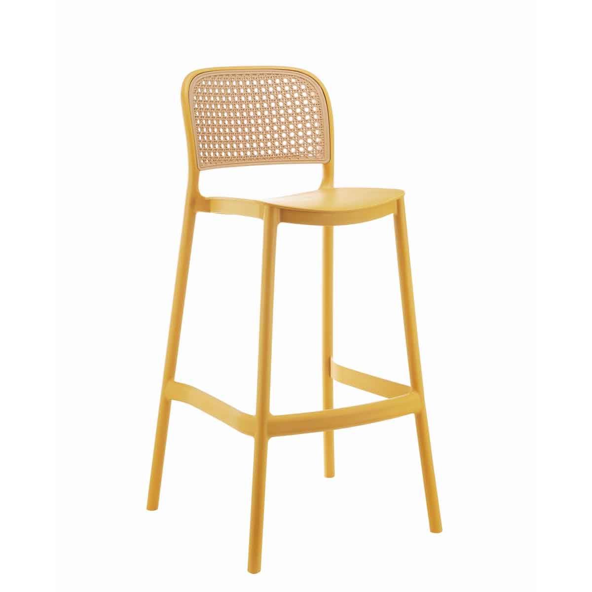 Banco de bar WHIGGLE amarelo by hôma, photo 1