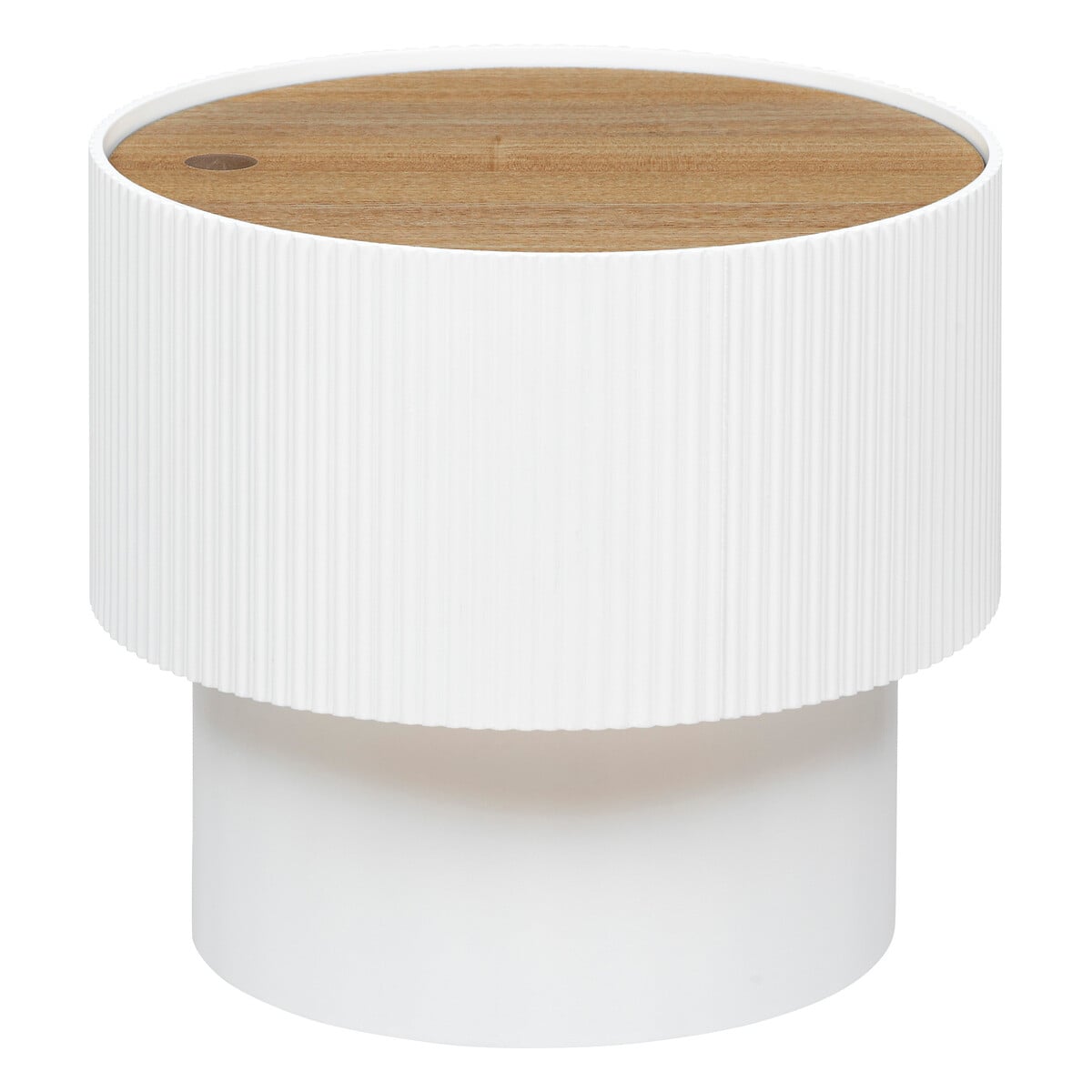 Mesa de apoio ENOLA branco e bege da hôma, fotografia 1