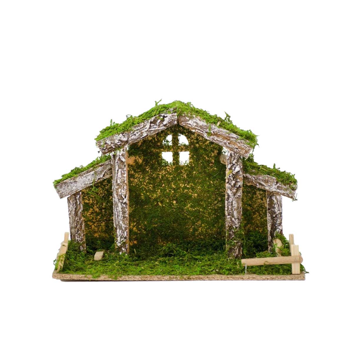 Cabana para presépio com musgo da hôma, fotografia 1