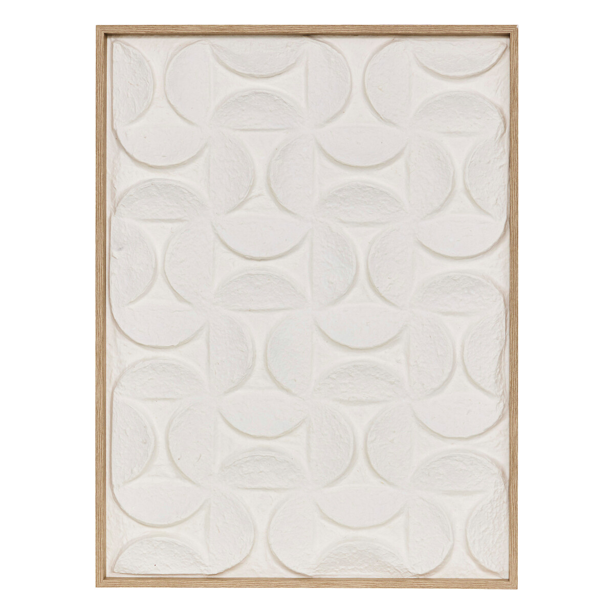 Quadro decorativo 3d KAILANI branco 80x60cm