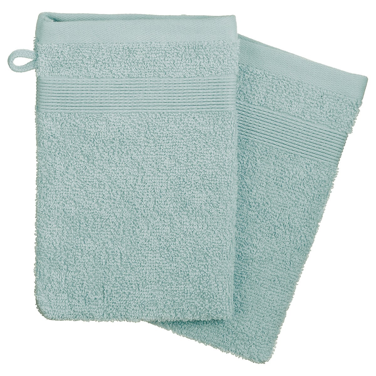 Conjunto de 2 luvas de banho PRAIA azul claro by hôma, photo 1