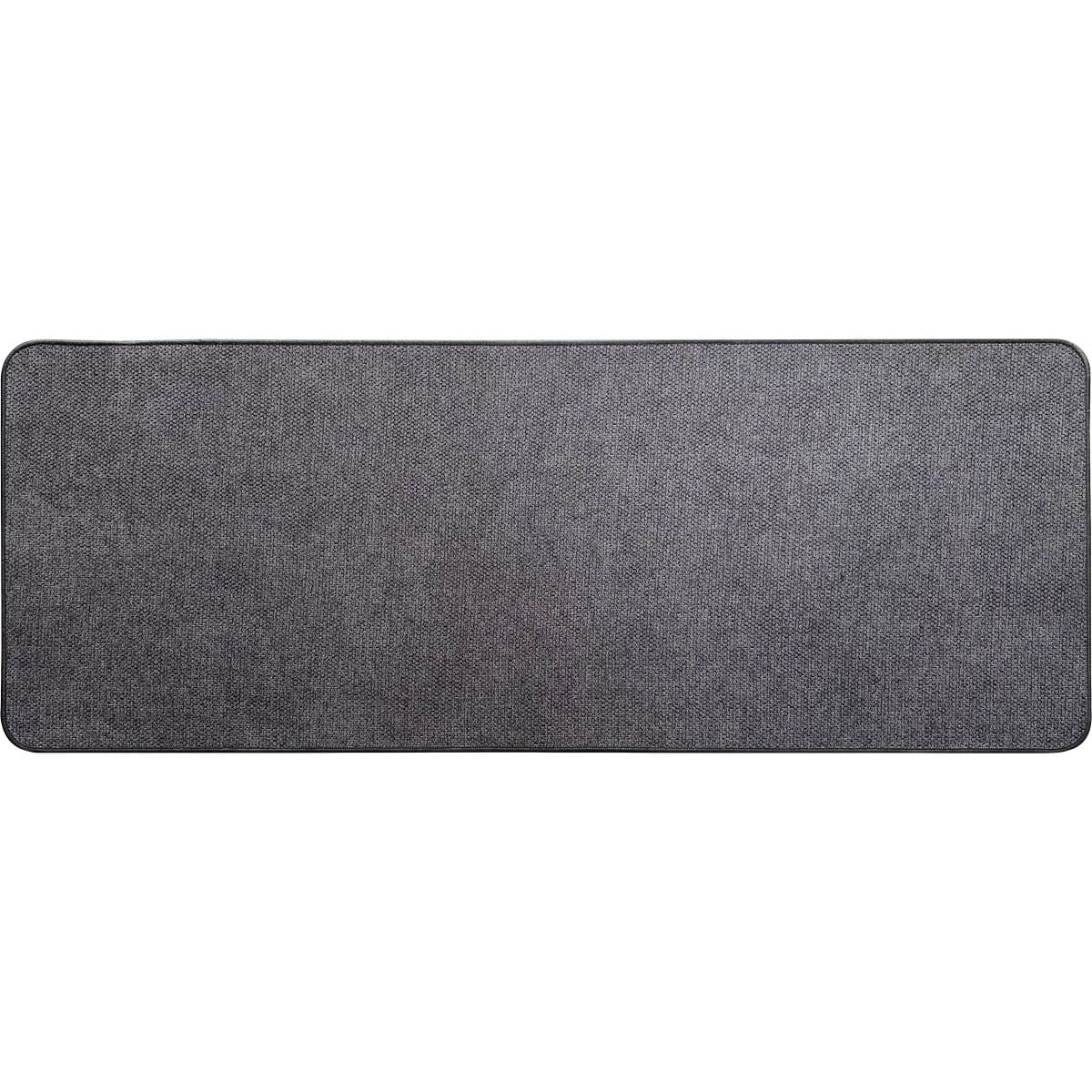 Tapete de entrada HEXAGONE cinza escuro 45x120cm da hôma, fotografia 1
