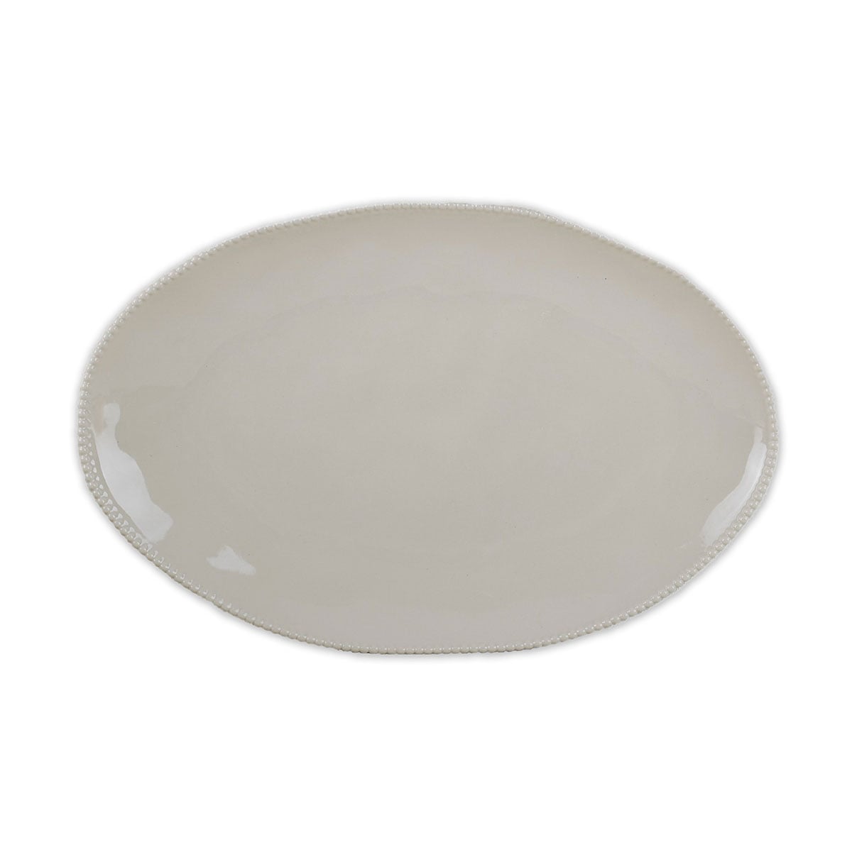 Travessa oval PEARL bege 35cm da hôma, fotografia 1