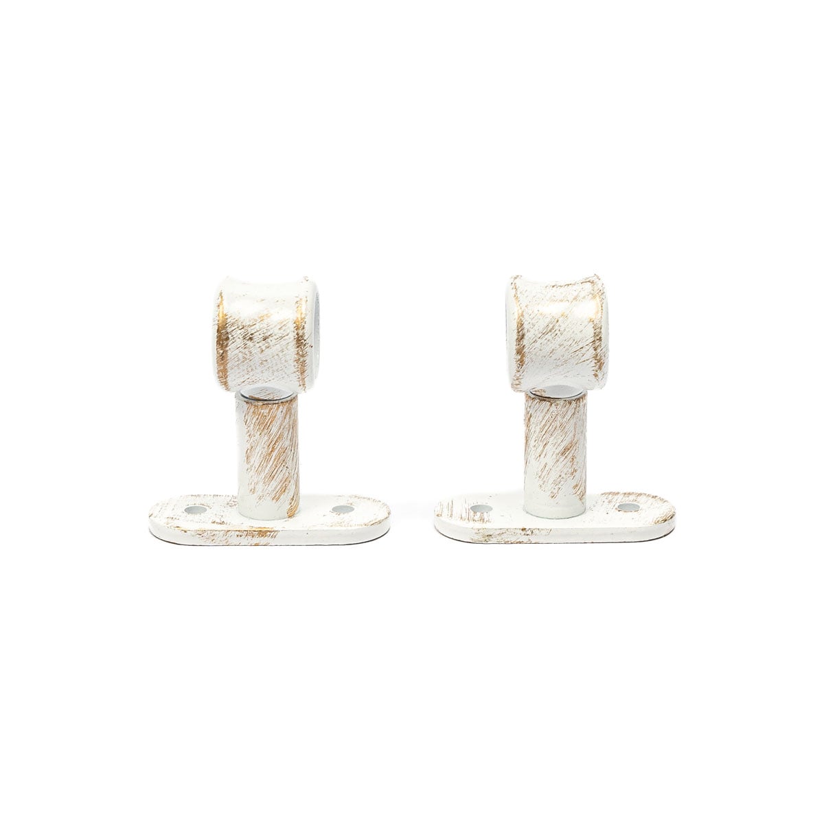 Conjunto 2 suportes simples branco 50mm da hôma, fotografia 1