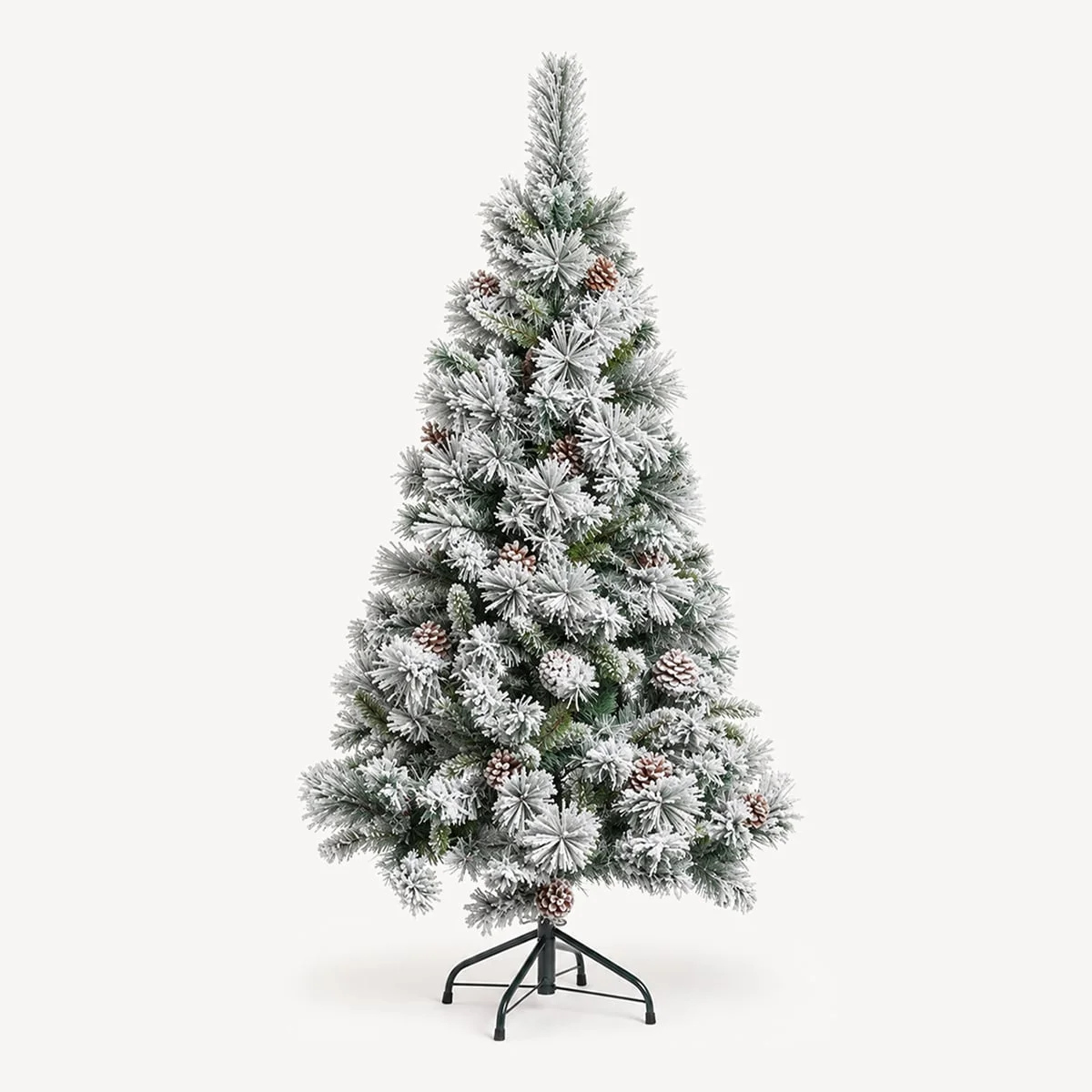 Árvore de natal MINNESOTA efeito neve com pinhas 180cm da hôma, fotografia 1