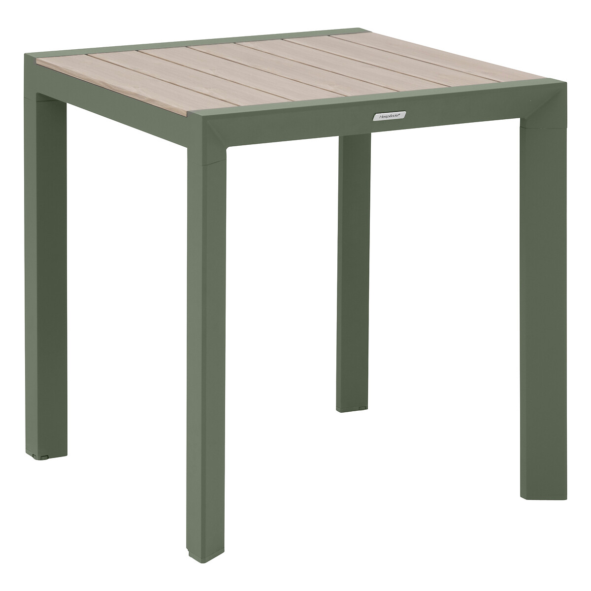 Mesa fixa EVASION verde em alumínio 70x75cm by hôma, photo 1
