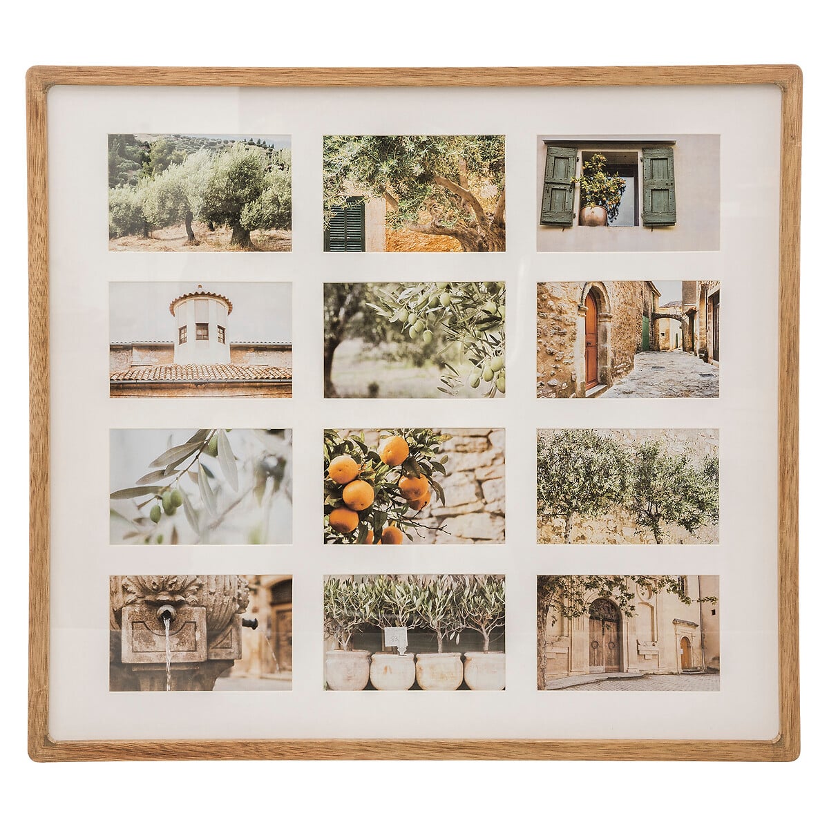 Multimoldura para 12 fotografias em madeira MILEA da hôma, fotografia 1