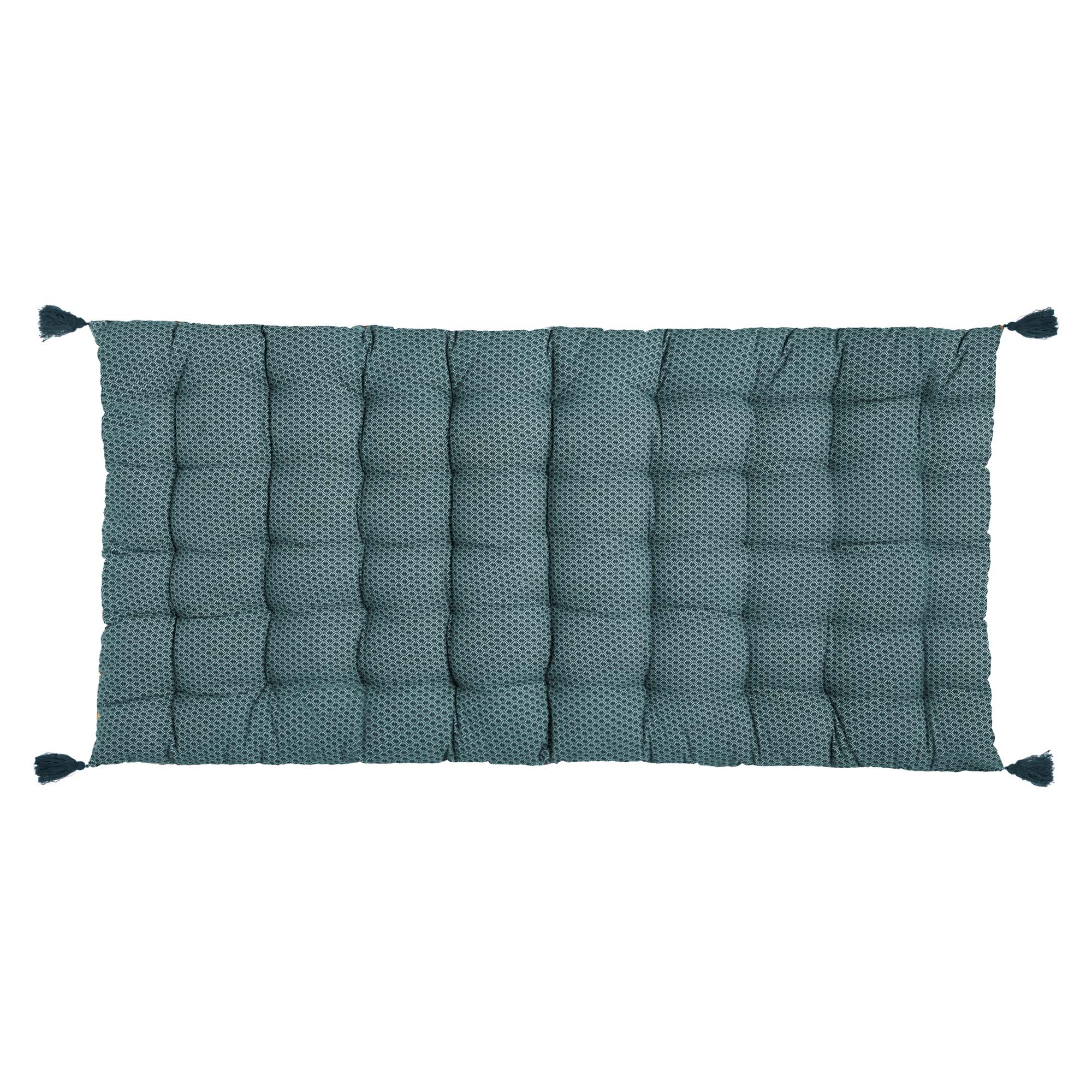 Coxim de chão OTTO azul petróleo 60x120cm da hôma, fotografia 1