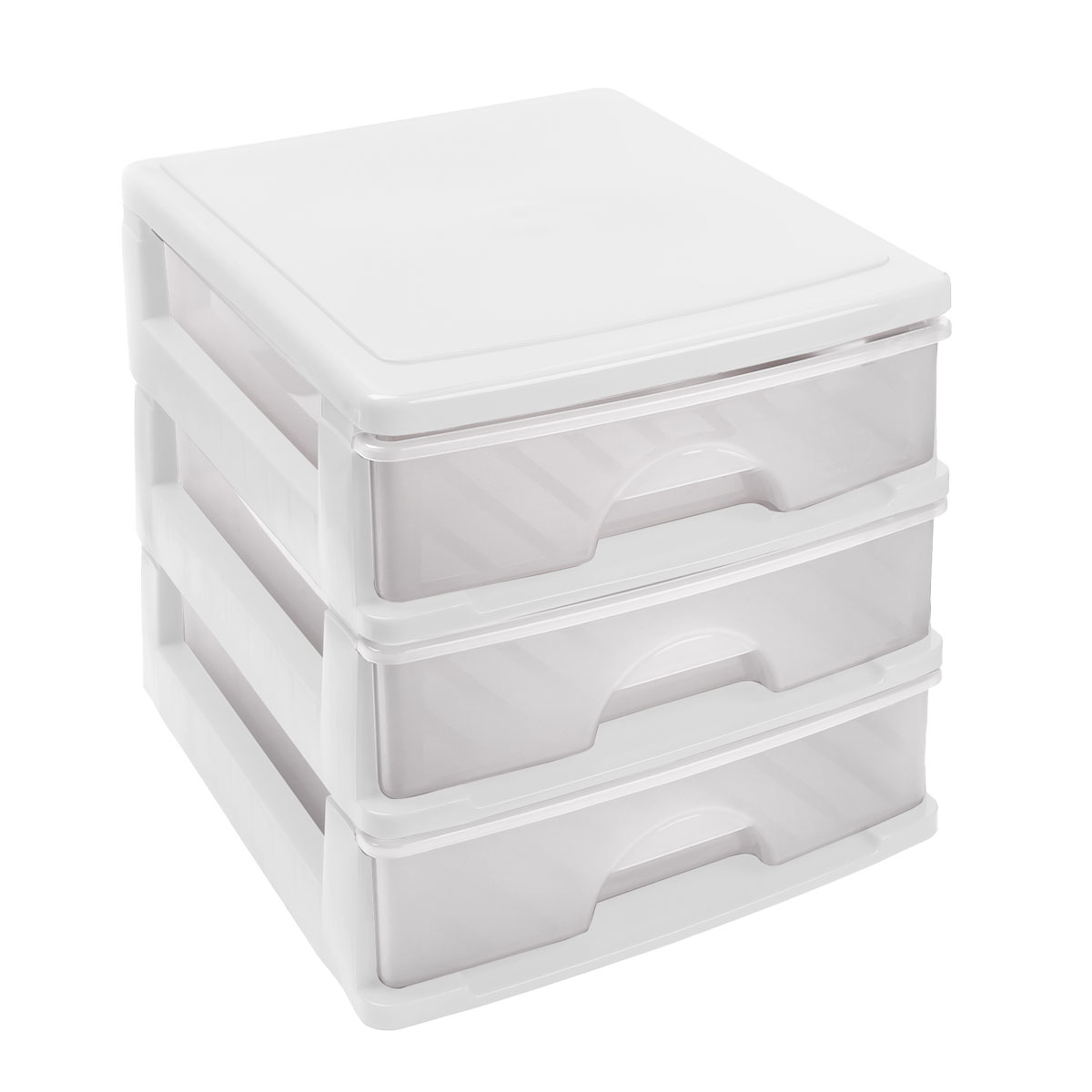 Módulo com 3 gavetas a4 branco