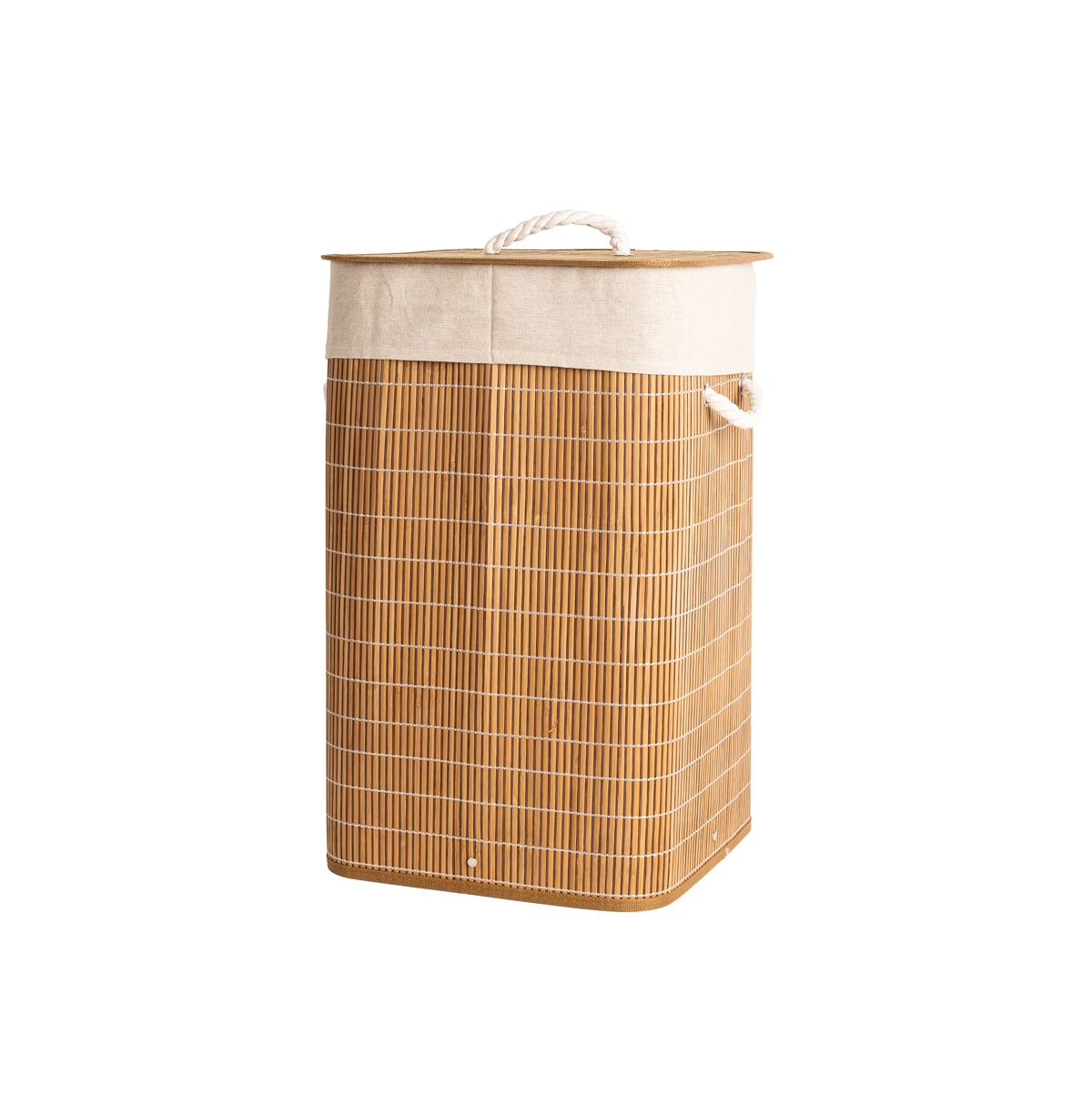Cesto de roupa wc em bambu da hôma, fotografia 1