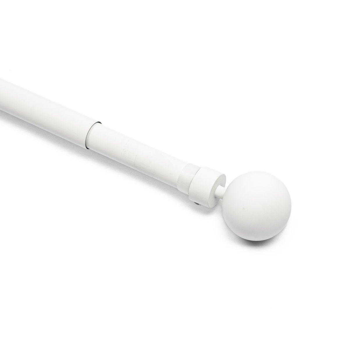 Kit varão extensível branco 210-380cm da hôma, fotografia 1