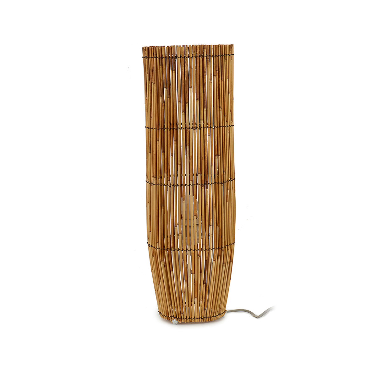 Candeeiro de pé em bambu 62cm by hôma, photo 1