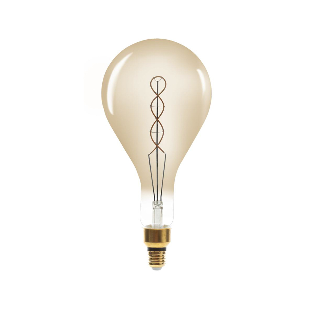 Lâmpada VINTAGE ambar espiral led ps160 4w e27 by hôma, photo 1