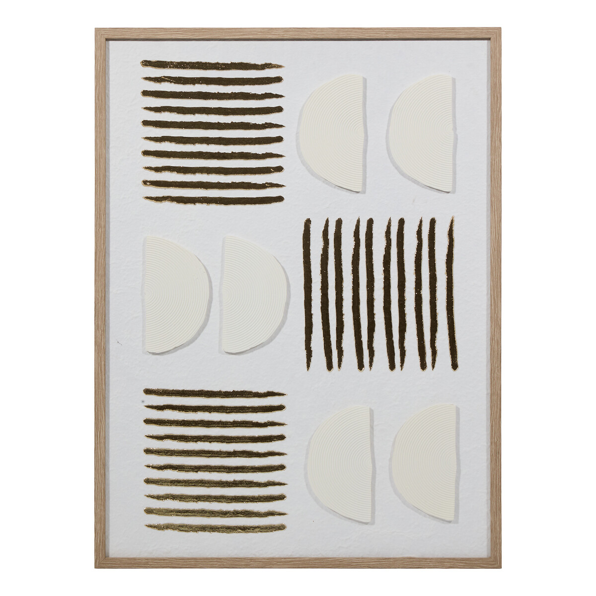 Quadro decorativo NOURANE branco 60x2,2x45cm da hôma, fotografia 1