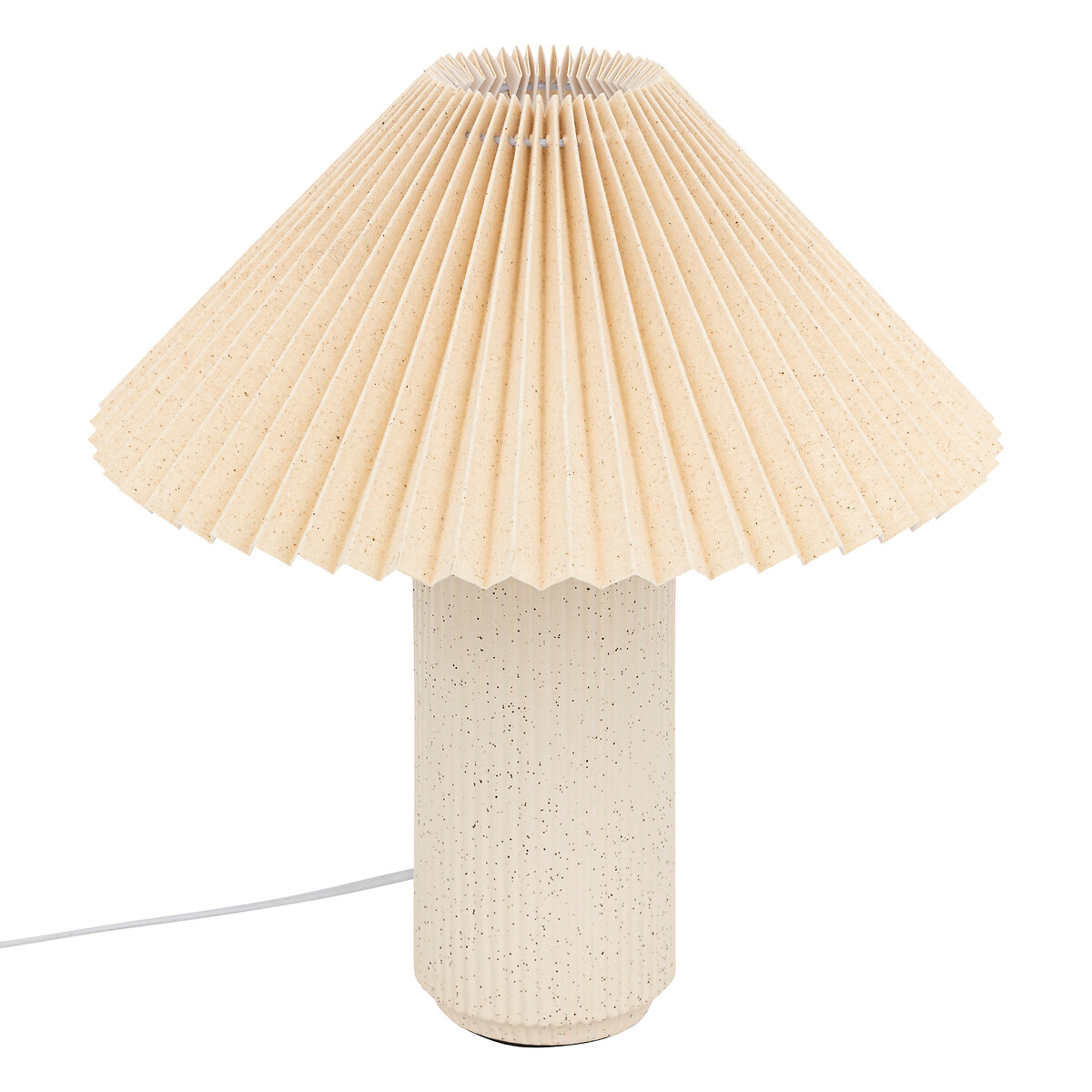 Candeeiro De Mesa Em Cerâmica Branco Talya 30cm da hôma, fotografia 1