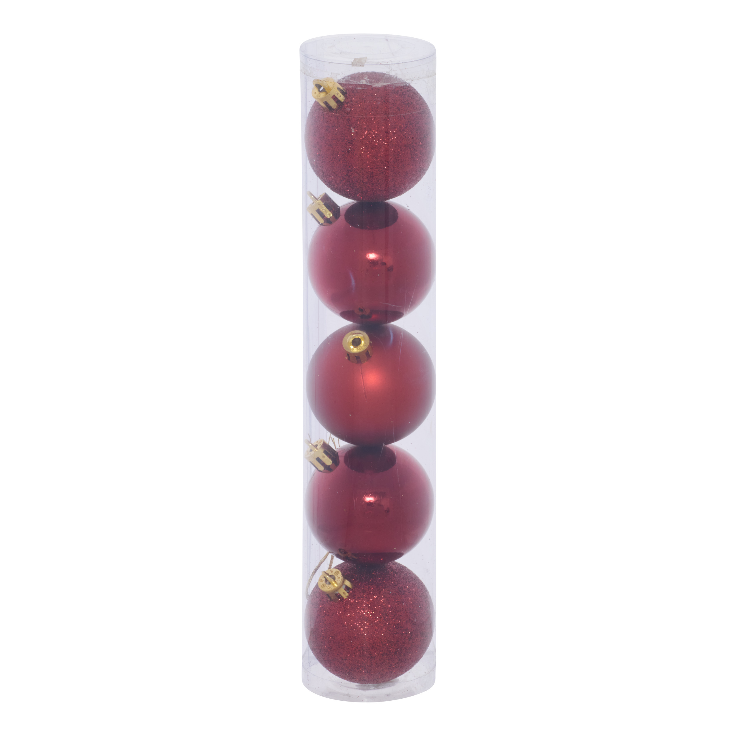 Conjunto de 5 bolas de natal bordeaux 5cm by hôma, photo 1
