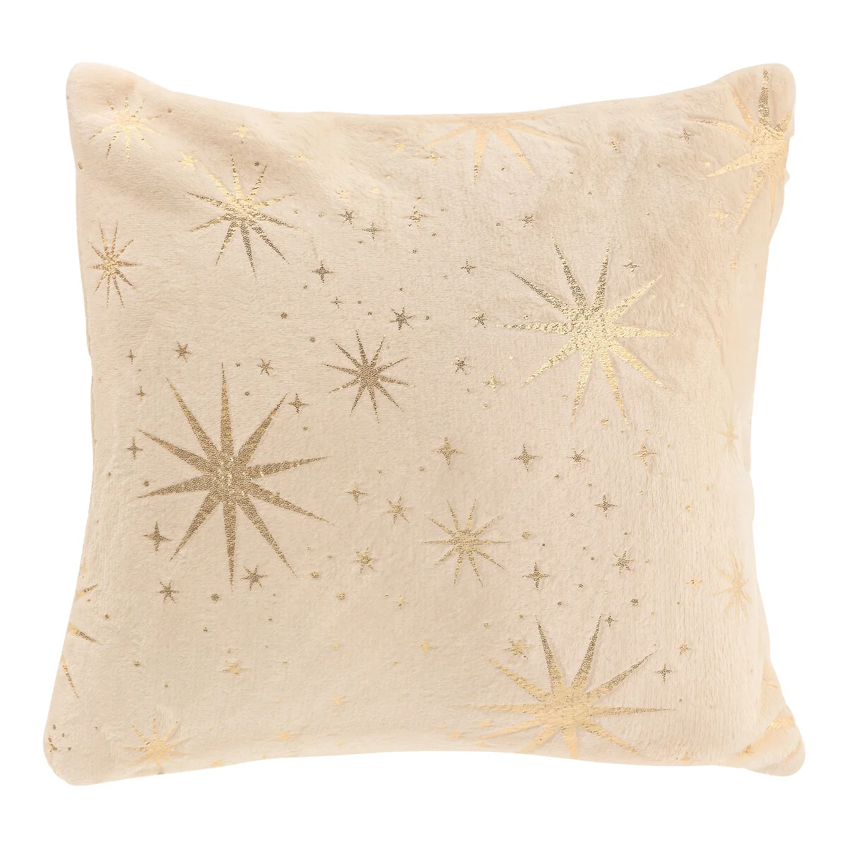 Almofada decorativa estrelas douradas 40x40cm da hôma, fotografia 1