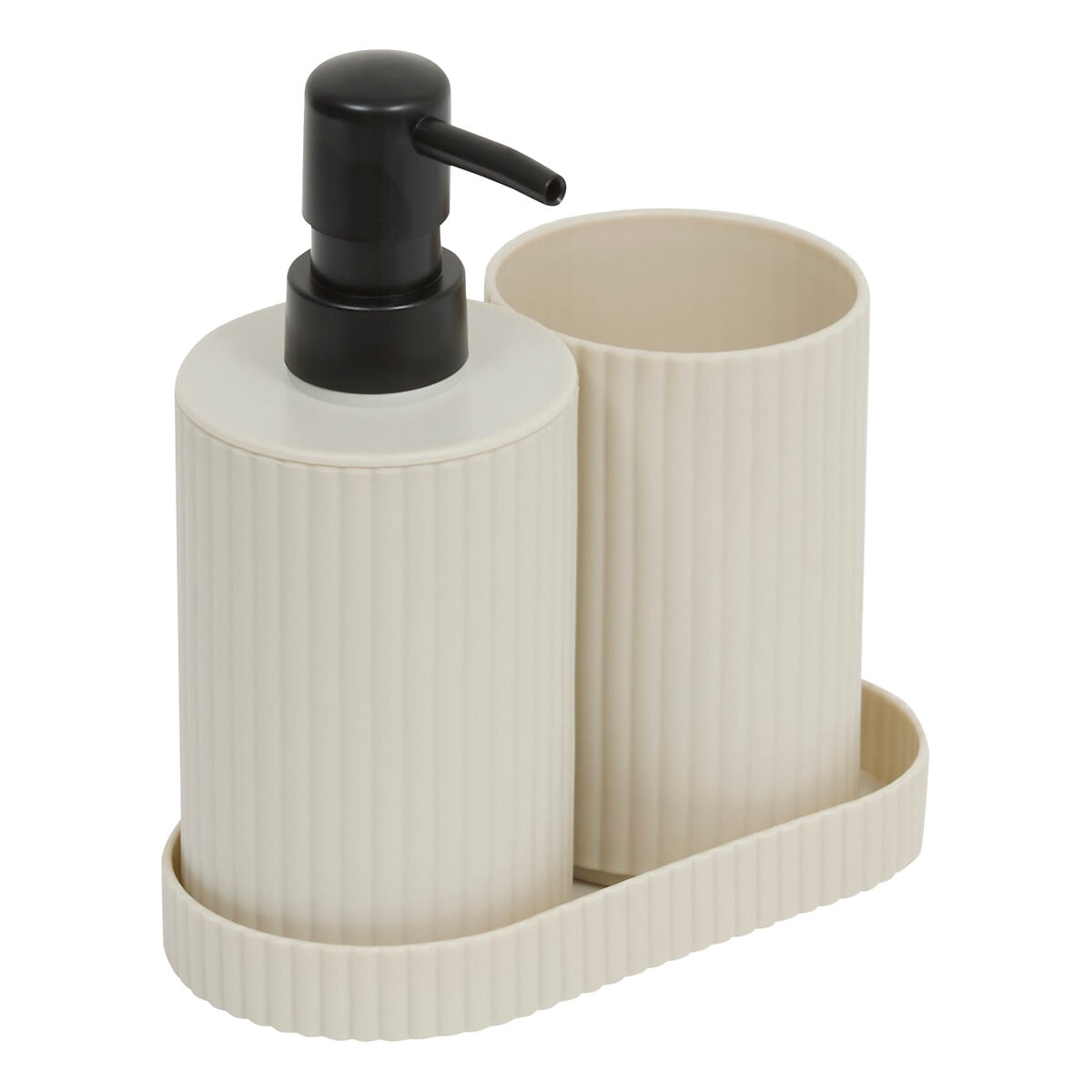 Conjunto de 3 peças wc ESSENTIELS bege da hôma, fotografia 1