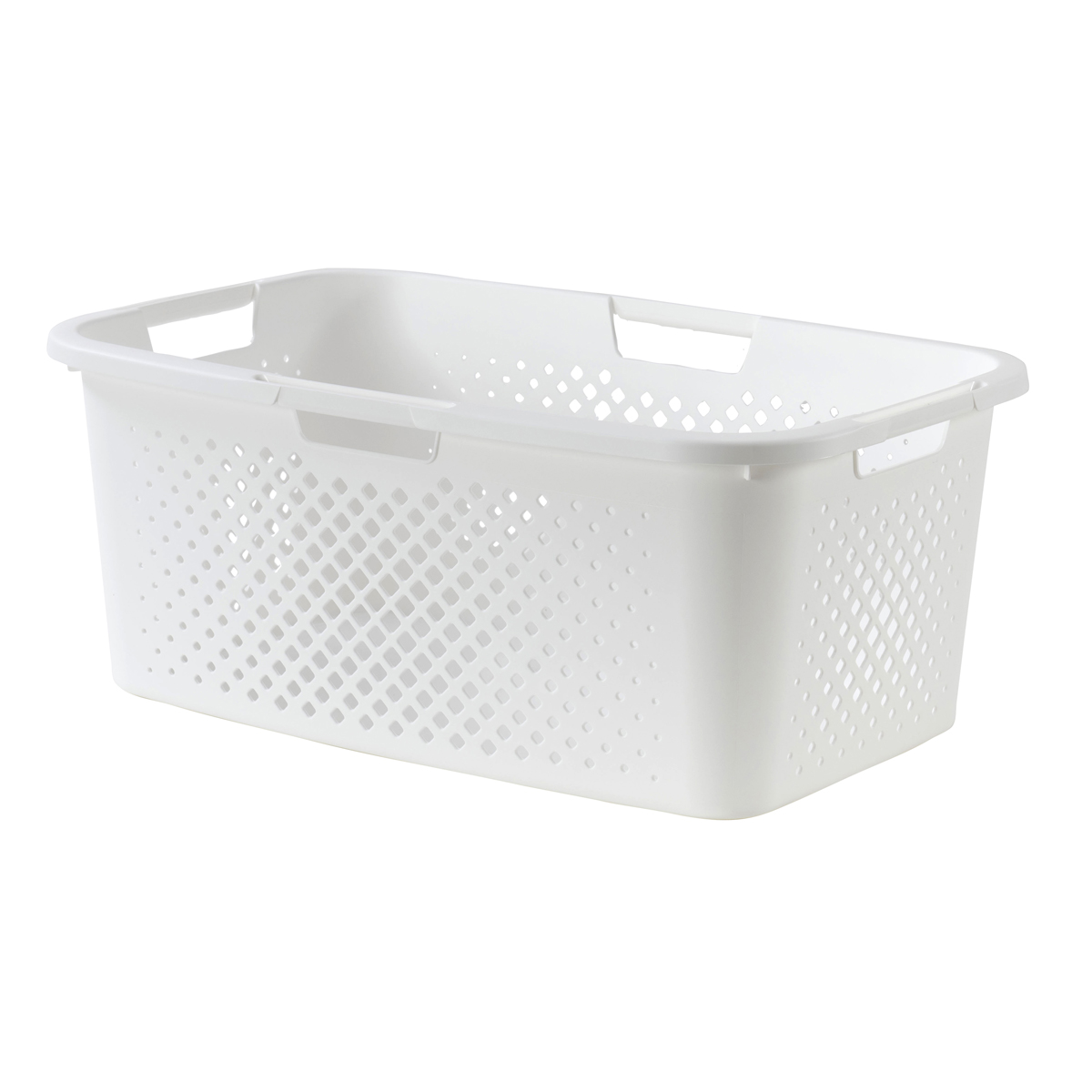 Cesto de roupa PIXEL branco 40l da hôma, fotografia 1