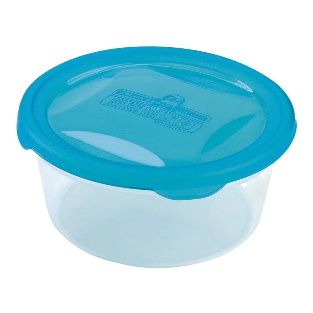 Caixa plástica redonda polar frost 0,8l by hôma, photo 1